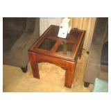 Smoked Glass Beveled Glass Insets