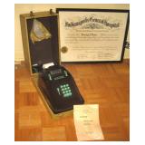 Vintage Calculator, Medical Certificate