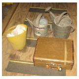 Watering Cans Vintage Suitcase