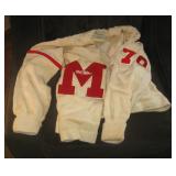 1970 Wool Swim Letter Sweater