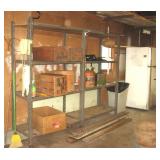 Iron Shelving 4/8/21 Just Discovered Tonight This Unit Hard Wired Electrical So Not for Sale