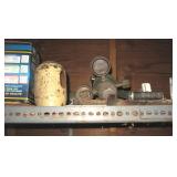 Iron Shelving Section Example of Shelving Unit For Sale in Shed