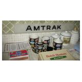 Amtrak sign
