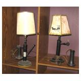 Several Lamps Made from Telephones