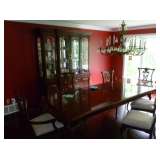 Dining Table / China Cabinet - Aether Estate Sales