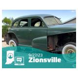 Don't Miss This Zionsville, IN Auction: A 1948 Oldsmobile, Tools, Vintage, Collectibles And More