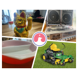 Eagle Creek Treasures: John Deere Zero-Turn, Asian Decor, Electronics & Everyday Essentials!