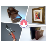 Anderson Estate Auction: Stamps, Art, Furniture, Knives and More! Anderson Estate Auction: Stamps, Art, Furniture, Knives and More!