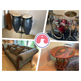 Estate Auction in Carmel Offering Musical Instruments, Decor, and Furniture