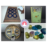 Estate Sale in West Lafayette of Antiques, Collectibles, Rock Collection, Books, African, Glassware,