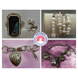 Estate Jewelry Finds from Windsor Park in Indy - Gold, Sterling, Costume - Bid Online