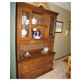 Dark Pine china Hutch