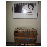 Vintage Library Cart