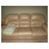 2 Leather Reclining Sofas