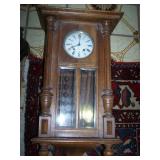 FRENCH WALL CLOCK TIME & STRIKE GRENOBLE