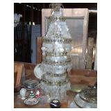 Capiz shell lamp