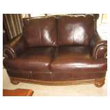 Leather love seat 60x41  (couch and love seat $900 )