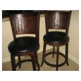 Matching swival stools 24" floor to seat  and 38" tall  $100 for both