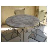Patio set for four 42" round  $240