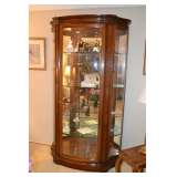 Jasper Scalloped Front Custom Curio Cabinet