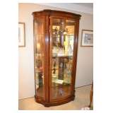 Jasper Scalloped Front Custom Curio Cabinet