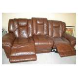 Leather Reclining Couch