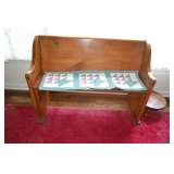 Old Church Bench Antique 