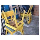 HEAVY WOOD CHAIRS