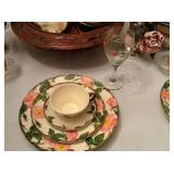 12 pc place setting with some serving pieces