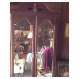 Wardrobe with mirror front