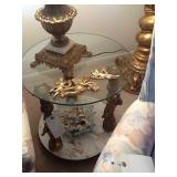 Glass End Tables and Coffee Table