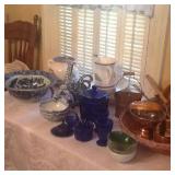 Blue and White