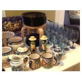 Blue Glassware