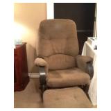 Rocker with footstool