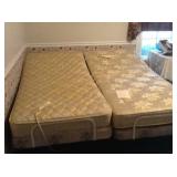 2 Twin Adjustable Beds ( make King)