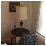 Round Table and Lamp