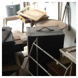 Misc. tables, cabinets some need TLC