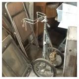 Vintage golf bag cart