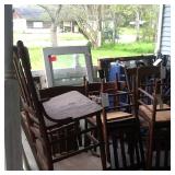 Windows, chairs