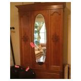Antique Wardrobe w/mirror