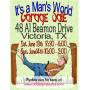 "It's a Man's World" Garage Sale