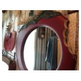 large apple mirror