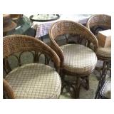 Large Glass Table with 6 Chairs