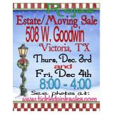 Rojas Estate/Moving Sale 1/2 PRICE FRIDAY!