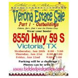 Verona Moving/Estate Sale