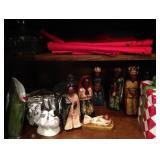 Hand Carved Nativity Set