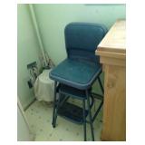 Vintage step stool chair