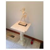 Marble Table and Statue