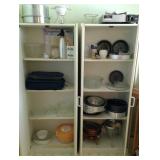Pantry Cabinets and Kitchenware