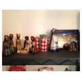 Hand Carved Nativity Set